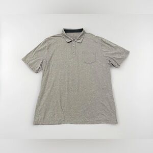 Free Fly Gray Polo Shirt Mens Size XXL Performance Stretch Golf